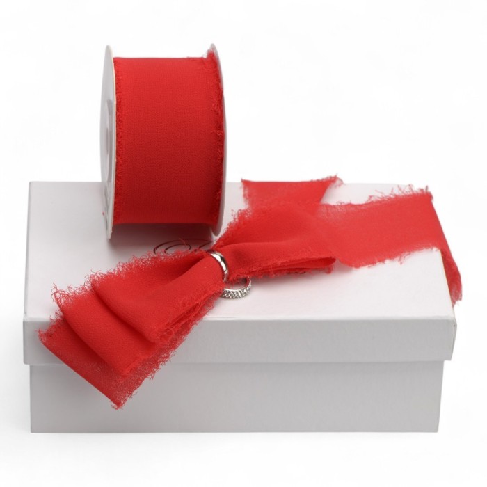 NASTRO SFRANGIATO 40MMX15MT ROSSO